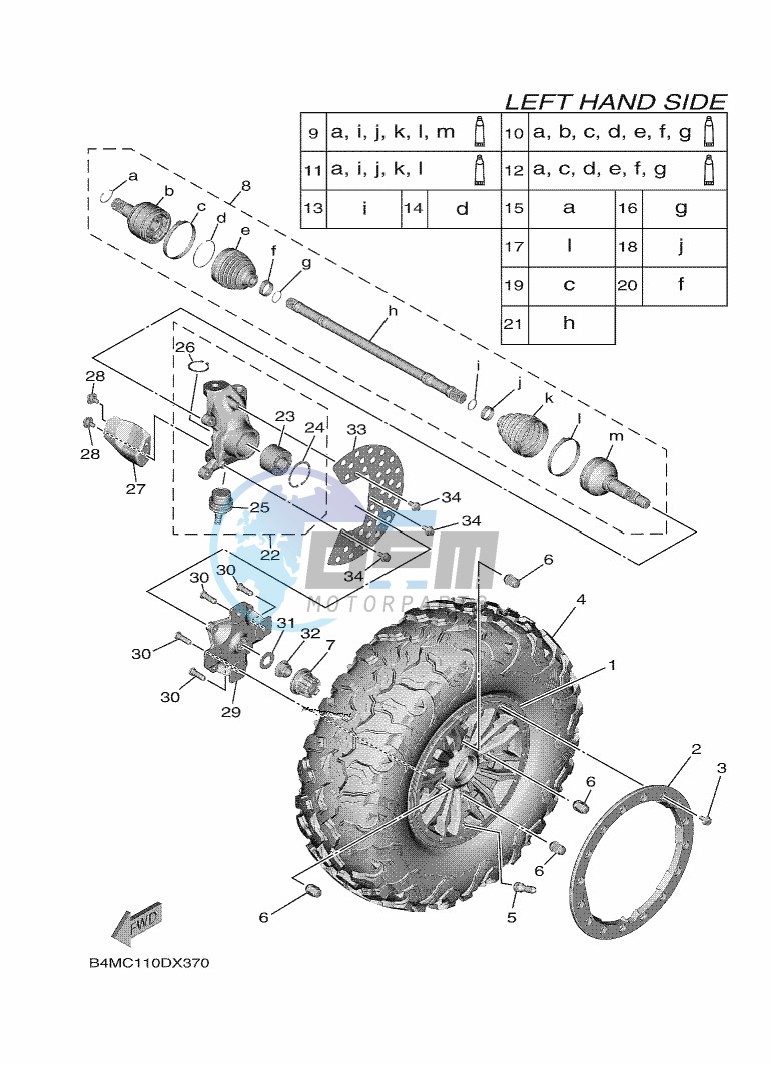 FRONT WHEEL