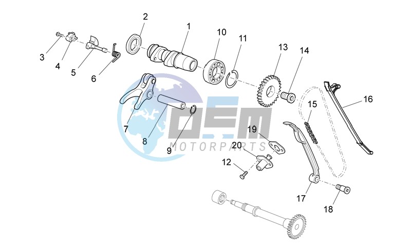 Front cylinder timing system