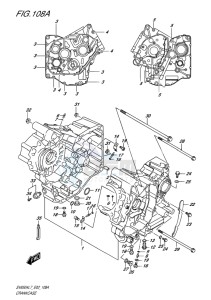 SV650 ABS EU drawing CRANKCASE