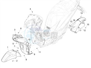 MEDLEY 150 4T IE ABS E3 2020 (APAC) drawing Wheel housing - Mudguard