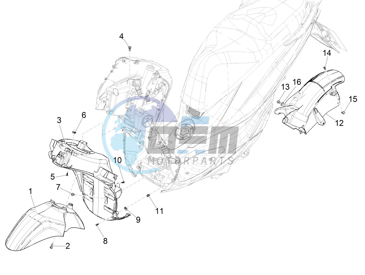 Wheel housing - Mudguard