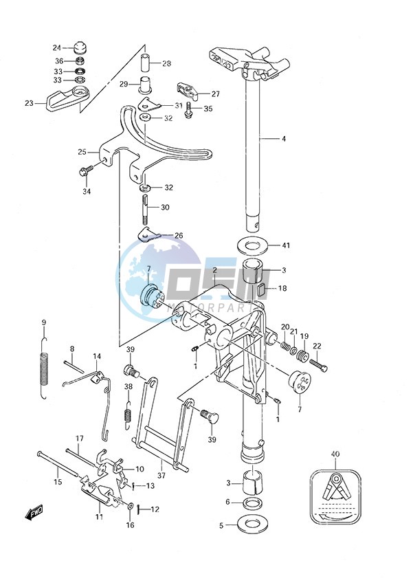 Swivel Bracket - Non-Remote Control