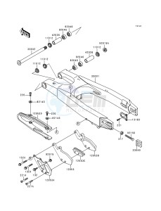 KX 250 K [KX250] (K1) [KX250] drawing SWINGARM