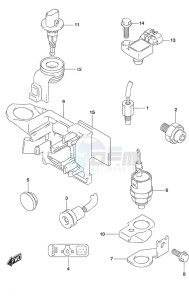 DF 9.9B drawing Sensor/Switch Remote Control