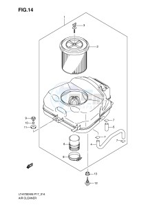 LT-A700X (P17) drawing AIR CLEANER