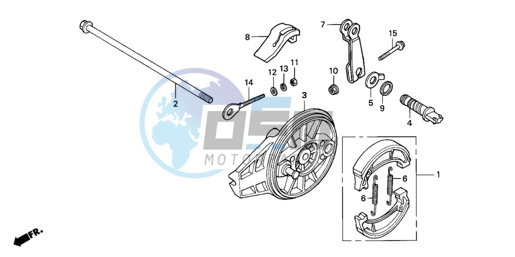 REAR BRAKE PANEL