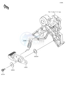 NINJA 650 EX650KHF XX (EU ME A(FRICA) drawing Brake Pedal