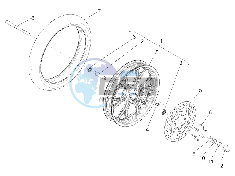 Front wheel