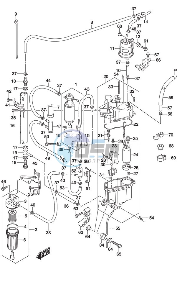 Fuel Pump/Fuel Vapor Separator