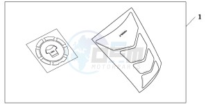 CB1300F1 CB1300SUPER FOUR drawing TANKPAD / FUEL LID COVER