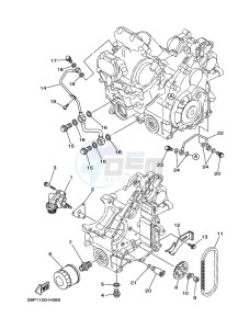 YFM700FWAD YFM70GPAK (B4FF) drawing OIL PUMP