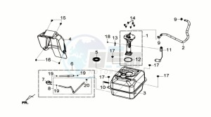 GTS 300i ABS drawing FUEL TANK - FUEL CUT