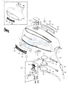 KZ 1300 A (A1-A3) drawing FUEL TANK