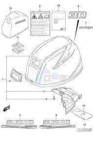 DF 30A drawing Engine Cover