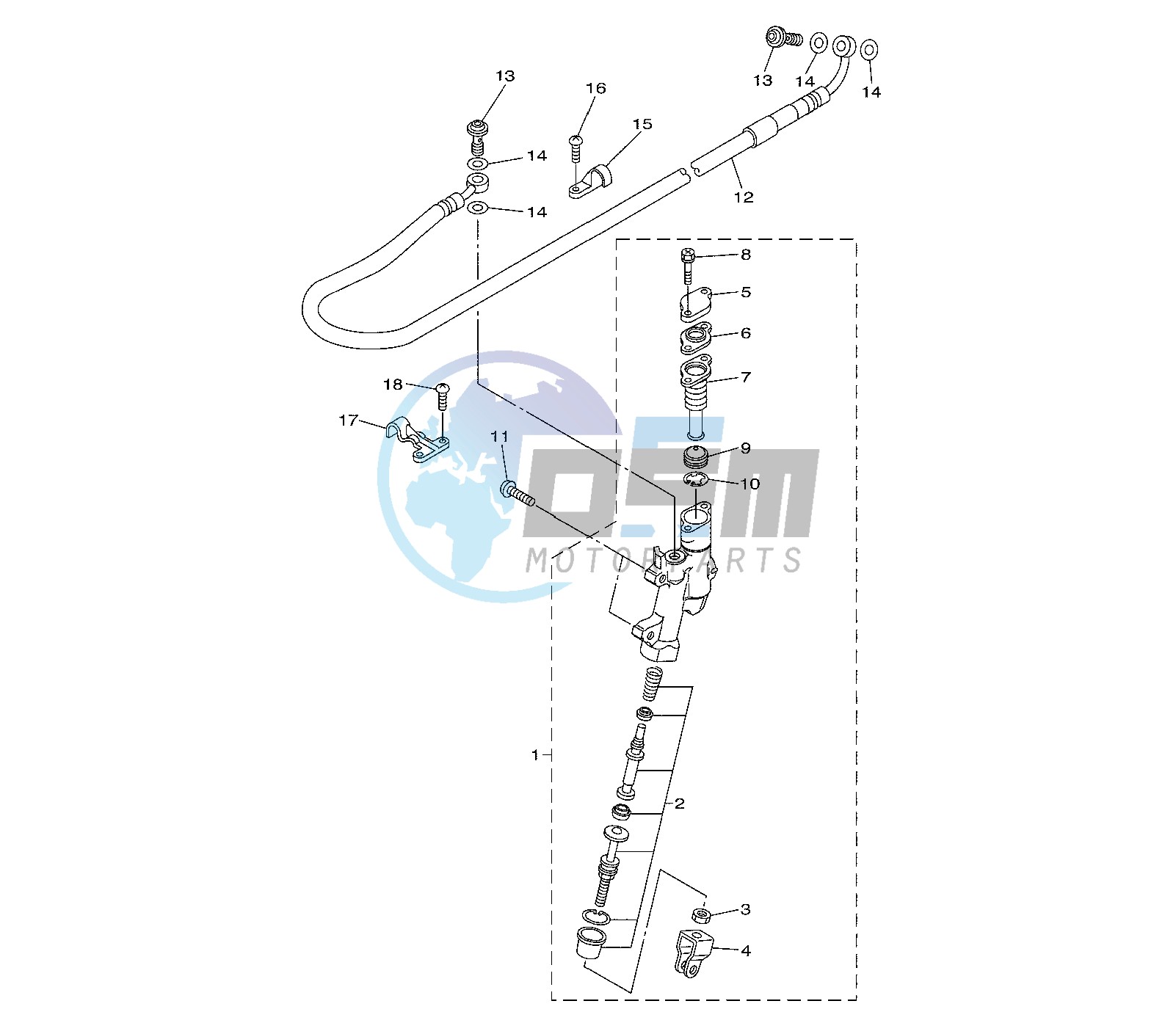 REAR MASTER CYLINDER