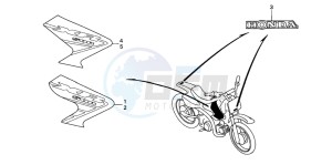 XR50R drawing MARK (XR50R2/3)