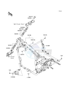 VN 1700 B [VULCAN 1700 VOYAGER ABS] (9FA) B9FA drawing FRAME