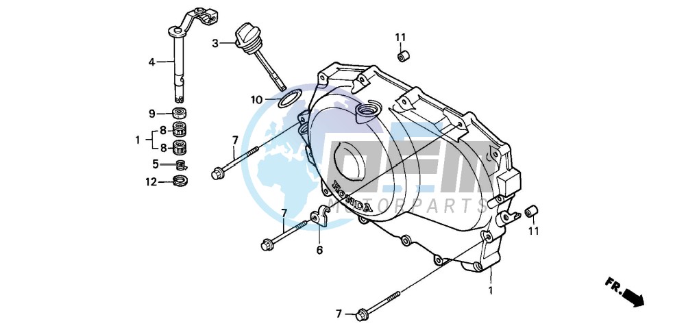 RIGHT CRANKCASE COVER