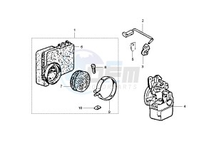 CIAO EURO2 50 drawing Caburetor Assy