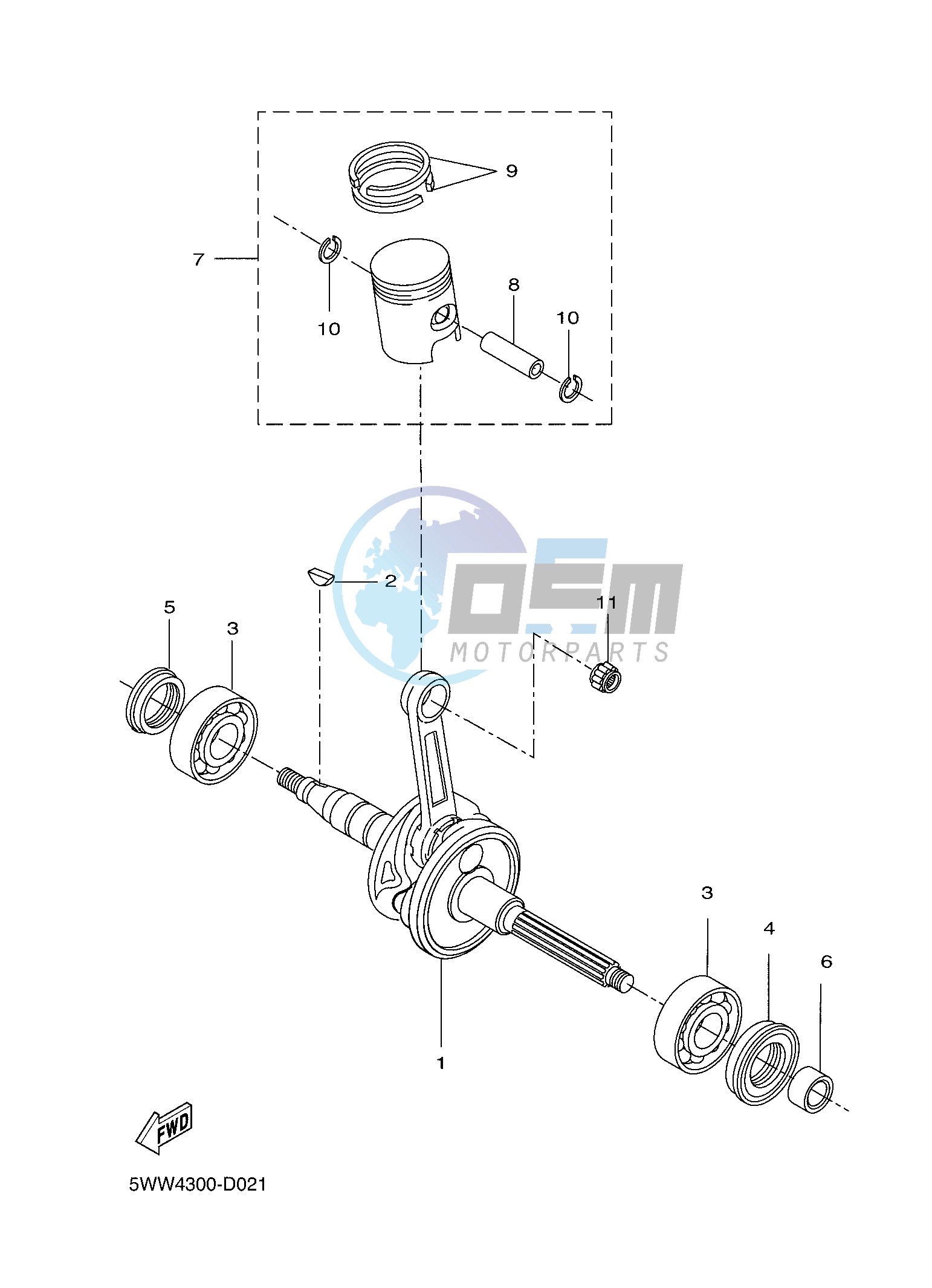 CRANKSHAFT & PISTON