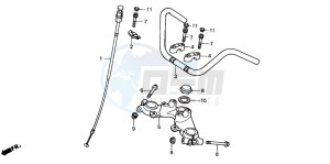 CM125C drawing HANDLE PIPE/TOP BRIDGE