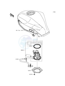 Z250SL BR250EGF XX (EU ME A(FRICA) drawing Fuel Pump