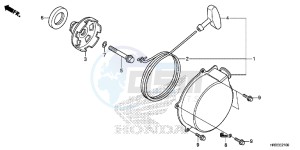 TRX420FM1F TRX420 Europe Direct - (ED) drawing RECOIL STARTER