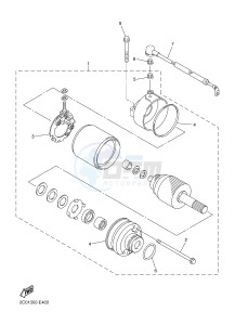 XJ6N 600 XJ6-N (NAKED) CYPRUS drawing STARTING MOTOR