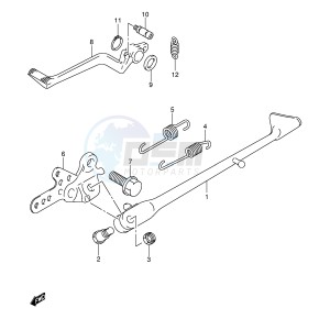 GSX1300R (E2) Hayabusa drawing STAND