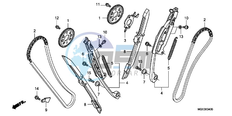 CAM CHAIN/TENSIONER