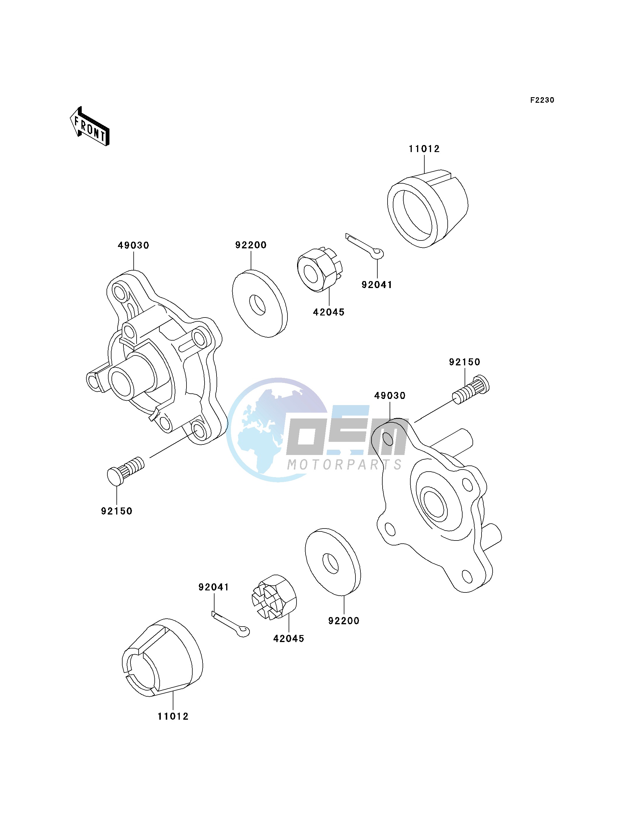 FRONT HUB