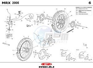 MRX-50-RED drawing WHEEL - BRAKES