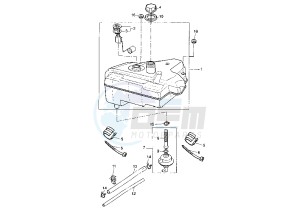 XN TEO'S 125 drawing FUEL TANK