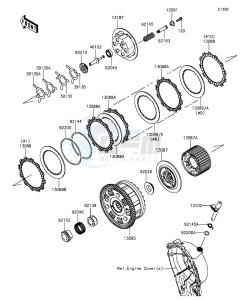 NINJA ZX-10R ABS ZX1000SGF XX (EU ME A(FRICA) drawing Clutch