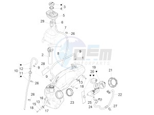 Liberty iGet 50 4T 3V (NAFTA) drawing Fuel tank