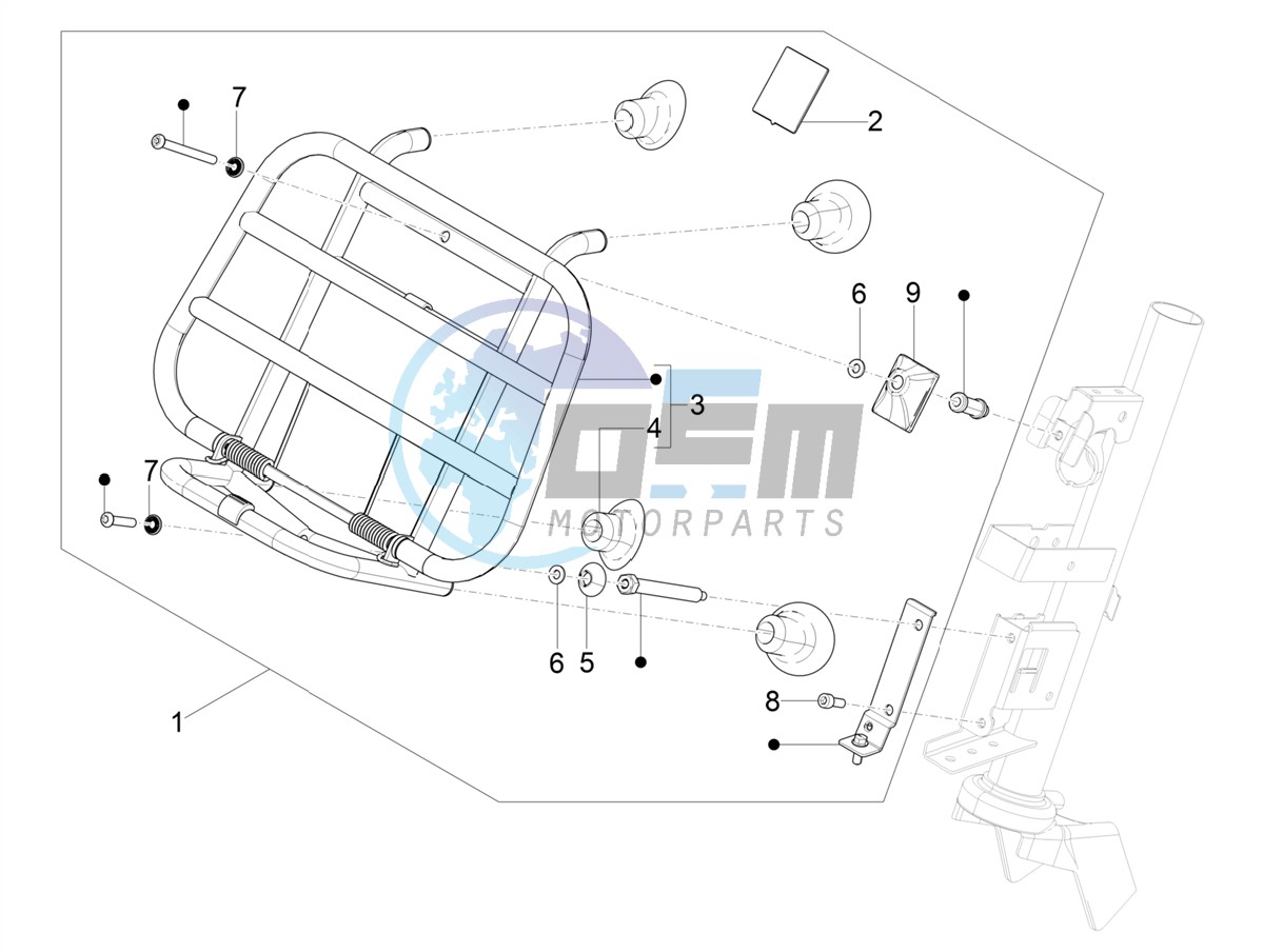 Front luggage rack