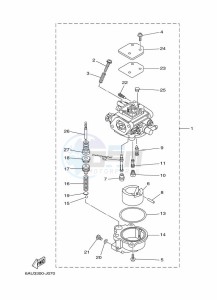 FT9-9GMHX drawing CARBURETOR