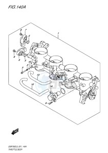 GSR750Z EU drawing THROTTLE BODY