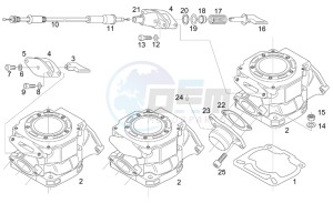 Classic 125 drawing Cylinder - Exhaust valve