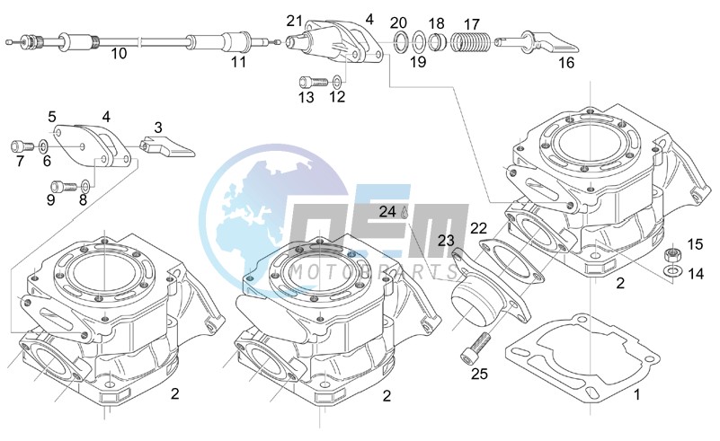 Cylinder - Exhaust valve