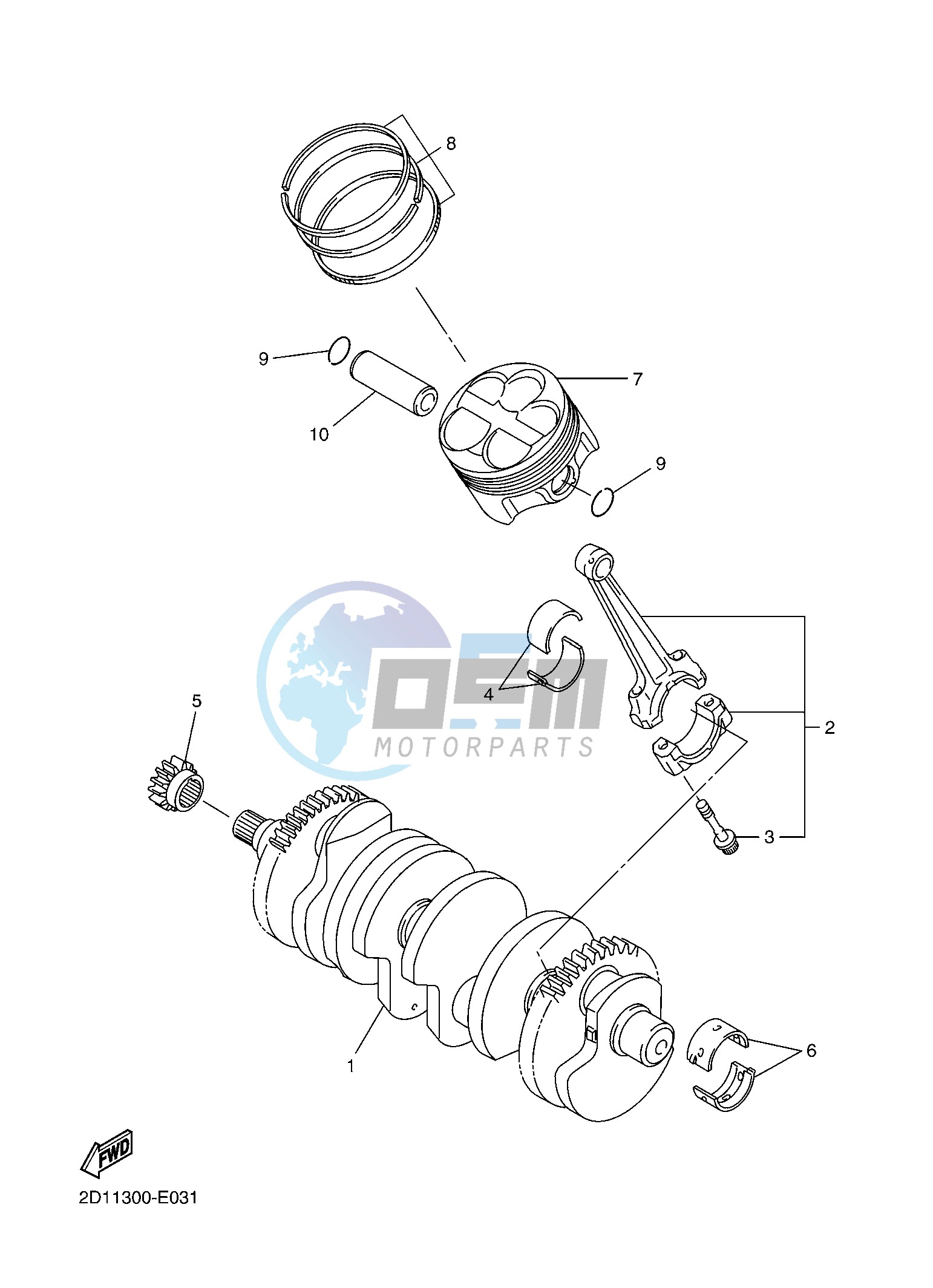 CRANKSHAFT & PISTON