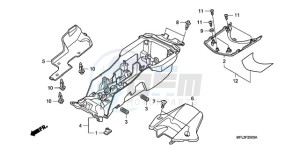 CBR1000RR9 Australia - (U / SPC) drawing REAR FENDER (CBR1000RR)