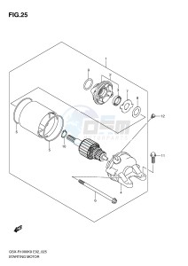 GSX-R1000 (E2) drawing STARTING MOTOR