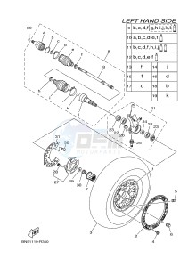 YXE700ES YXE70WPSH WOLVERINE R-SPEC EPS SE (BN56) drawing FRONT WHEEL