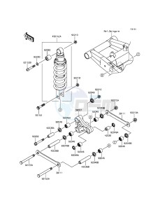 Z800 ZR800CDS UF (UK FA) XX (EU ME A(FRICA) drawing Suspension/Shock Absorber