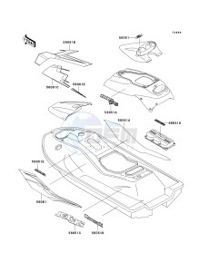 JH 1100 A [1100 ZXI] (A1-A5) [1100 ZXI] drawing DECALS-- JH1100-A1- -