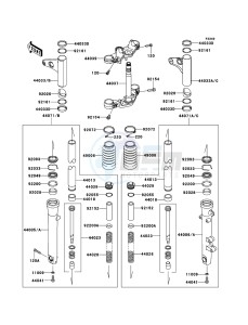 W800 EJ800AEFA GB XX (EU ME A(FRICA) drawing Front Fork