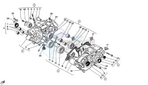 RAPTOR EU2 125 drawing CRANKCASE