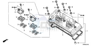 CB1000RAE CB1000R ABS E drawing CYLINDER HEAD COVER