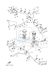 YXE700E YXE70WPAH WOLVERINE R-SPEC EPS (BW12) drawing MASTER CYLINDER